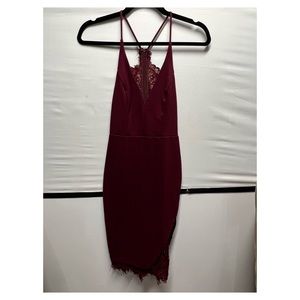 ASTR The Label Peeking Lace Bodycon Dress #R264121